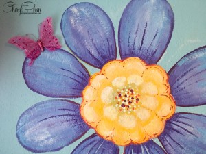 Painted Garden Girls Bedroom Ideas | Cheryl Phan